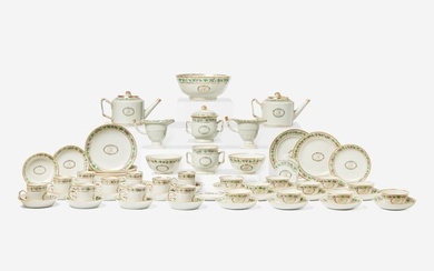 A Chinese Export porcelain partial tea and coffee service, late 18th / early 19th century