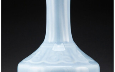 A Chinese Lune de Bleu Porcelain Vase (Qing Dynasty)
