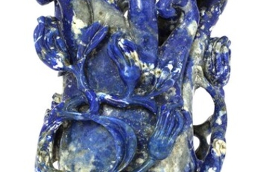 A Chinese lapis lazuli carving