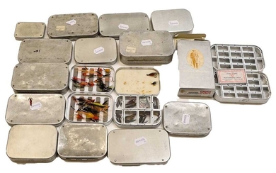 A Collection Of Various Aluminium Fly Boxes