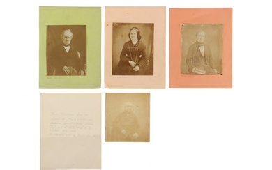 A Collection of 4 Salt Prints from Calotype Negatives