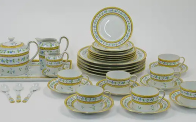 A Limoges (A. Raynaud & Co.) ‘Ceralene’ pattern part tea and coffee...