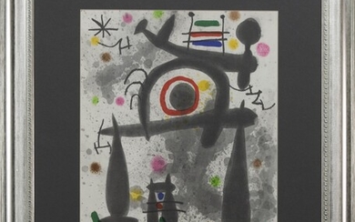 A PAIR OF LITHOGRAPHS BY JOAN MIRO