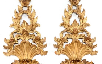 A PAIR OF WALL APPLIQUES