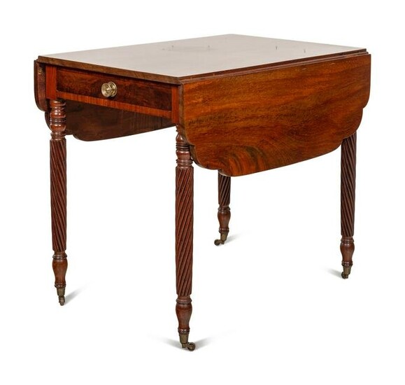 A Regency Style Mahogany Pembroke Table