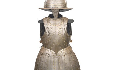 A Reproduction English Civil War Period Pikeman's Armour In Mid-17th...