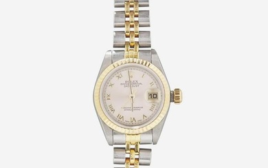 A Two-Tone Ladies Rolex Oyster Perpetual Datejust Watch C. 1985