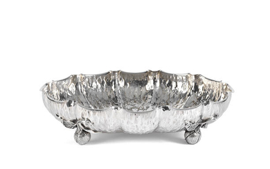A Victorian silver bowl