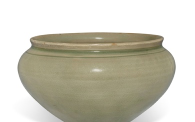 A 'Yaozhou' celadon-glazed jar, Jin dynasty | 金 耀州窰青釉罐