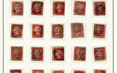 A collection of Great Britain stamps in fifteen albums and stock books from 1d reds used to modern d