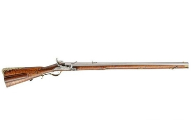 A flintlock rifle by Bosler in Darmstadt, ca. 1780