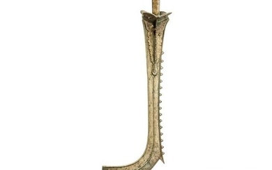 A rare South Indian bronze temple sword, Kerala, 15th