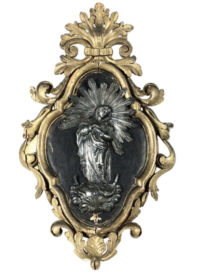 A silver holy water fount, Genoa, 1700s