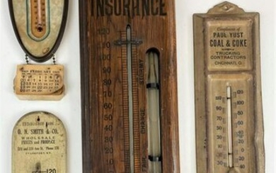 Advertising Thermometers and Barometers from OH and KY