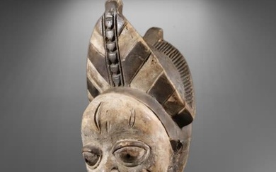 African mask from the Yoruba, Nigeria.