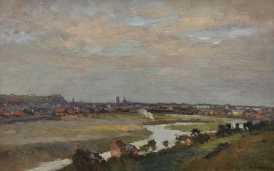 Albert Lebourg (1849-1928) - Dieppe vue des hauteurs