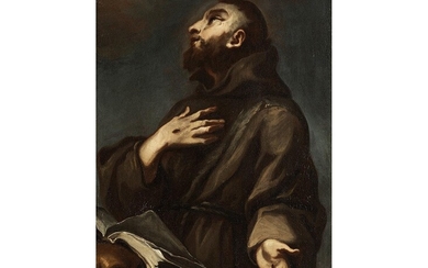 Alessandro Magnasco, um 1667 Genua – 1749 ebenda, zug., Der Heilige Franz von Assisi empfängt die Stigmata