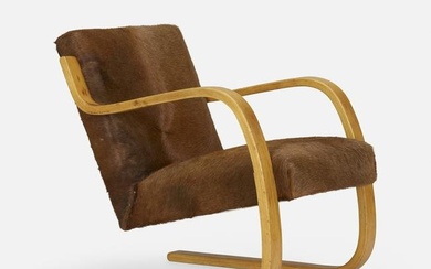 Alvar Aalto, Rare Cantilevered armchair