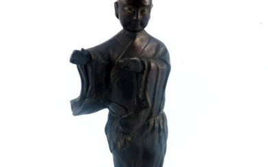 An antique Chinese provincial bronze stu