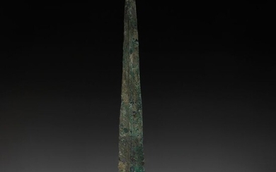 Ancient Greek Bronze LARGE Sword / Dagger blade - (1)