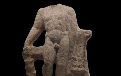 Ancient Roman Marble Hercules Statue - With Spanish Export License Hercules