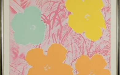 Andy Warhol (American, 1928-1987) Flowers.