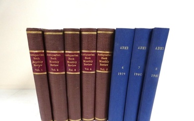 Antiquarian Book Monthly Review. 8 bound vols. of this peri...
