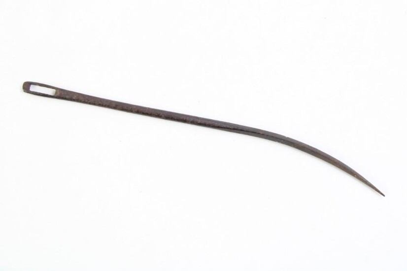 Antique Cast Iron Quilting Needle (length 23cm)