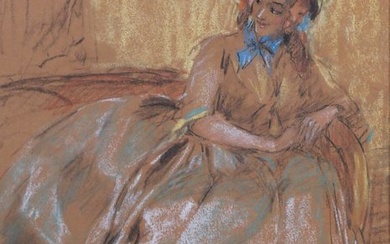 Antoine Calbet (1860-1842) - Elegant woman