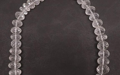 Art Deco Crystal Quartz Necklace