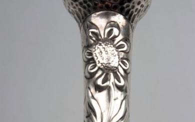 Art Nouveau umbrella with a silver handle - .925 silver - Germany - First half 20th century