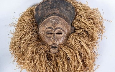 Arte africana Initiation mask, ChokweAngola/D.R.