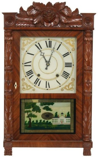 Atkins & Downs 30 Hour Carved Column Clock