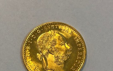 Austria - Dukat 1915 Franz Joseph I Restrike- Gold