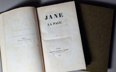 BALZAC (Honoré de). Jeanne la pâle. Paris,... - Lot 57 - Binoche et Giquello