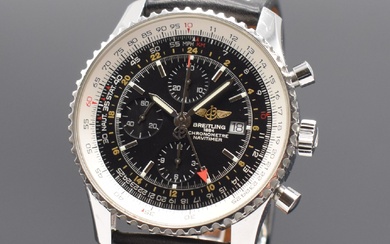 BREITLING Navitimer World gents wristwatch with chronograph and...