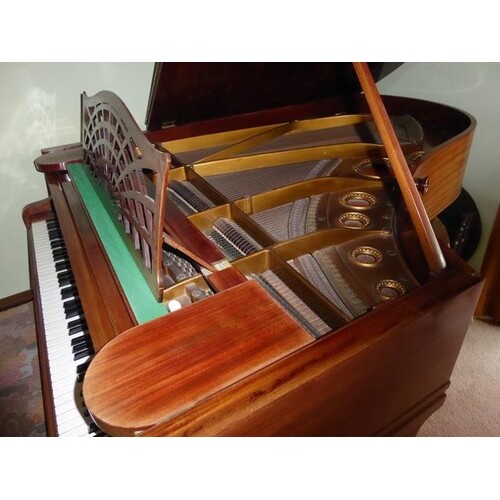 Bechstein (c1900) A 6ft 7in Model B grand piano in a mahogan...