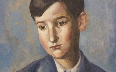 Bernard Meninsky, Ukrainian/British 1891-1950- Portrait of a...