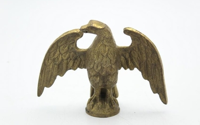 Brass Eagle Hitching Post Finial
