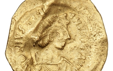 Byzantine Empire, Justinian I, 527–565 AD, Constantinople, Tremissis, DOC 19, Sear 145