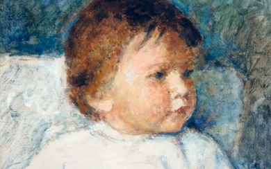 CESARE PERUZZI, Ritratto di bambina, c. 1990