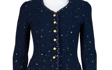 CHANEL: EMBELLISHED EVENING JACKET Fall 1993 | Look 10