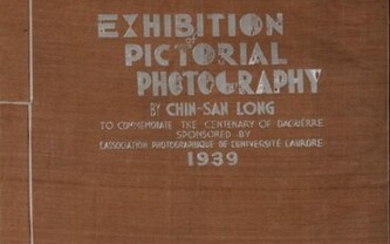 CHIN-SAN LONG, Exhibition of pictorial photography,...