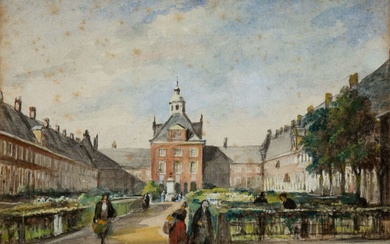 Carel Jacobus Behr (1812-1895), Hofje van Nieuwkoop, Den Haag