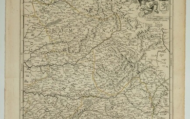 Carte Italienne de 1693, du LIMOUSIN, QUERCY,... - Lot 57 - Vermot et Associés