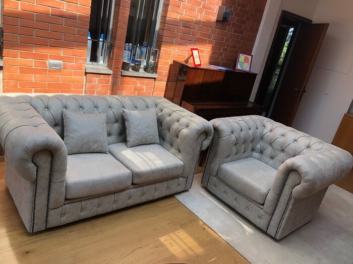 Chesterfield - Sofa and armchair