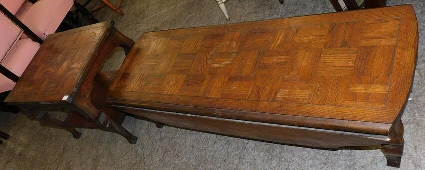 Chestnut Coffee Table & End Table