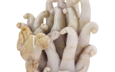 Chinese Jade Buddha's Hands Carving