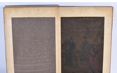 Chinese School (16th/17th Century) Ming, 6 x Paintings, wood...