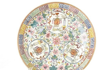 Chinese porcelain 'precious objects' bowl